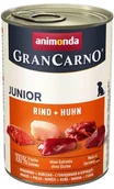 Mokra karma dla psów - Animonda Grancarno Junior Wołowina + Kurczak 400g - miniaturka - grafika 1