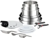 Zestawy garnków i patelni - Tefal zestaw naczyń Ingenio Preference L9749532 15 szt - miniaturka - grafika 1