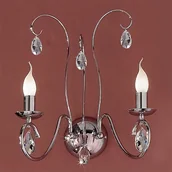 Lampy ścienne - Orion Filigranowa lampa ścienna FIORETTO, 2-pkt., chrom - miniaturka - grafika 1