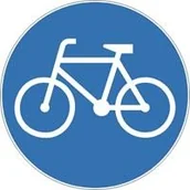 Wyposażenie miejsc publicznych - Znak drogowy nakazu C-13 Droga dla rowerów - miniaturka - grafika 1
