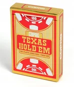 Zestawy do pokera - Karty Copag Texas Gold Jumbo 100% Plastic Czarne - miniaturka - grafika 1