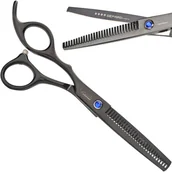 Nożyczki fryzjerskie - Gepard Profesjonalne Degażówki fryzjerskie do strzyżenia włosów 5,5 N881 - miniaturka - grafika 1