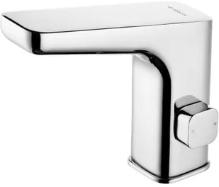 Deante Hiacynt Bateria umywalkowa stojąca sensorowa z regulacją temperatury (4xAA) BQH 029R [14849971] - Baterie umywalkowe - miniaturka - grafika 3