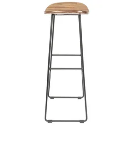 White Label Living Stołek barowy TANGLE naturalny 1500076 - Taborety i hokery - miniaturka - grafika 3