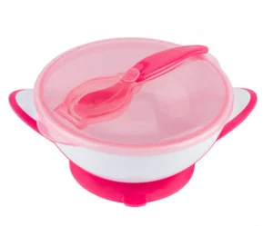 BabyOno 1063 Miseczka z przyssawką i łyżeczką NEW! - Sztućce dla dzieci - miniaturka - grafika 3