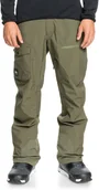 Spodnie narciarskie - Quiksilver Quiksilver Utility Spodnie snowboardowe Mężczyźni, oliwkowy XL 2021 Spodnie narciarskie - miniaturka - grafika 1