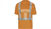 Odzież robocza - Delta Plus T-shirt ostrzegawczy z poliestru kolor pomarańczowy rozmiar 3XL COMETOR3X COMETOR3X - miniaturka - grafika 1