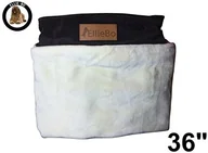 Legowiska dla psów - Ellie-Bo zamiennik legowiska dla psa z tkaniny sztruksowej ze sztucznym futerkiem, 87 x 57 cm, duża, brązowa/beżowa - miniaturka - grafika 1