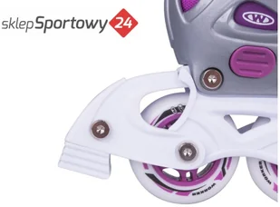 Worker ŁYŻWOROLKI 2W1 ARON BIAŁ ROZM L 40-43 7095-L - Rolki - miniaturka - grafika 11