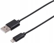 Kable USB - Kabel Ok. Usb - Lightning 1m Czarny - miniaturka - grafika 1