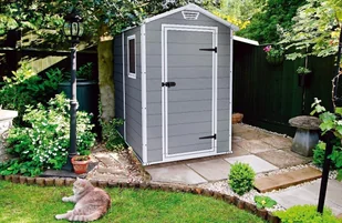 Keter Domek narzędziowy Manor, szary, 130x192x198 cm - Altany ogrodowe - miniaturka - grafika 6