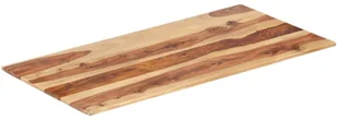 vidaXL Blat stołu, lite drewno sheesham, 15-16 mm, 60x100 cm vidaXL - Blaty meblowe i parapety okienne - miniaturka - grafika 2