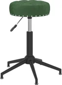 Fotele i krzesła biurowe - vidaXL Krzesło biurowe Obrotowe krzesło biurowe ciemnozielone tapicerowane aksamitem 333177 - miniaturka - grafika 1