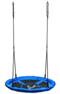 Place zabaw - Spartan Sport Huśtawka ogrodowa bocianie gniazdo 95 cm czarno-niebieska 1324 - miniaturka - grafika 1
