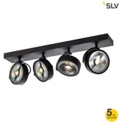Oprawy, klosze i abażury - SLV SPOTLINE Kalu 4 czarna QPAR111 1002023 - miniaturka - grafika 1