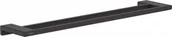Wieszaki łazienkowe - Hansgrohe 41743670 AddStoris Podwójny wieszak na ręcznik kąpielowy czarny matowy - miniaturka - grafika 1