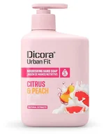 Mydła - Dicora Urban Fit Dicora Urban Fit Produkty Dicora Urban Fit Mydło do rąk Witamina C Owoce cytrusowe i Brzoskwinia 500 ml - miniaturka - grafika 1