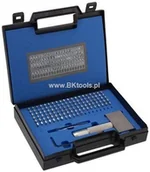 Narzędzia warsztatowe - Limit Komplet stempli Wysokość znaku (mm): 5 Ogólna liczba znaków: 100 Max liczb (58890302) - miniaturka - grafika 1