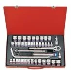 KING TONY Zestaw nasadek 4544CR, 1/2'', 6-kątne, 8-32 mm, 3/8''-1,1/4'' - Zestawy narzędziowe - miniaturka - grafika 3