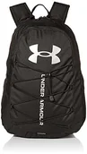 Plecaki - Under Armour Plecak sportowy unisex Hustle Czarny/czarny/srebrny (001) Jeden rozmiar 1364181 - miniaturka - grafika 1