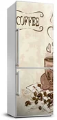 Naklejki na drzwi i meble - Naklejka Tapeta na lodówkę Aromatyczna kawa - miniaturka - grafika 1