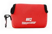 Akcesoria fotograficzne - MegaGear megagear "Ultra-Light" torba na neopren torba na aparat,  pokrowiec ochronny dla Panasonic Lumix DMC-LX10 K komputer  z karabińczykiem zapewnia łatwe noszenie MG1033 - miniaturka - grafika 1