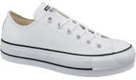 Buty sportowe damskie - Converse Chuck Taylor All Star Lift Clean Ox W 561680C - miniaturka - grafika 1
