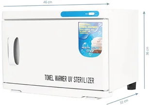 ACTIVESHOP Podgrzewacz Do Ręcznikow Ze Sterylizatorem 16l White 10003_130976 - Pozostałe urządzenia kosmetyczne - miniaturka - grafika 4