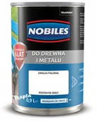 Farby zewnętrzne - Nobiles alkidowa 0,9L Biały farba Ftalonal biała e - miniaturka - grafika 1