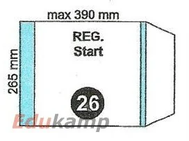 Fol-Plast okładki Okładka szkolna regulowana START nr26 265x390mm OK26FP - Dyplomy i okładki - miniaturka - grafika 2