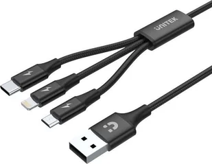 Unitek Kabel USB 3.0 Lightning USB-C micro USB 1m - Kable USB - miniaturka - grafika 3