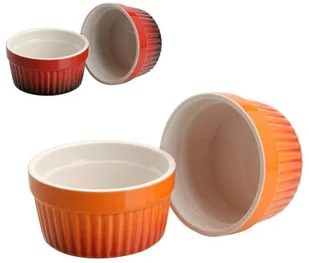 Excellent Houseware EH EH ZESTAW FOREMEK DO ZAPIEKANIA 185 ML CZERWONE KOOPMAN Q51900070.czerwone - Naczynia żaroodporne - miniaturka - grafika 2