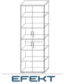 Szafy biurowe - Krakowskie Meble Szafa biurowa RGW4 - 4 drzwiowa - miniaturka - grafika 1
