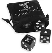Dodatki do ubrań - THRASHER THRASHER DICE SET Black - miniaturka - grafika 1