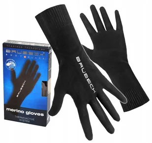 Brubeck Rękawiczki Merino Wełna Termoaktywne L/XL - Rękawice narciarskie - miniaturka - grafika 3