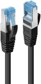 Kable miedziane - Lindy 47418 Kabel sieciowy skrętka) RJ45 Cat.6a S/FTP TPE Czarny 10m LY-47418 - miniaturka - grafika 1