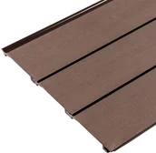 Elewacje - Ecotravers Deska Elewacyjna Kompozytowa Standard Ciemny Brąz - dł. 2,8 m - miniaturka - grafika 1