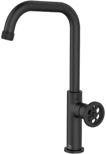 Laveo Bateria zlewozmywakowa z wylewką L czarna MURO BAU 765D - Baterie kuchenne - miniaturka - grafika 5