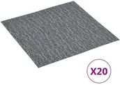 Panele podłogowe - VidaXL Lumarko Samoprzylepne panele podłogowe, 20 szt., PVC, 1,86 m, szare! 330167 VidaXL - miniaturka - grafika 1