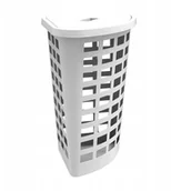 Kosze na bieliznę - Plast Team Kosz na bieliznę Boston 54L Biały - miniaturka - grafika 1