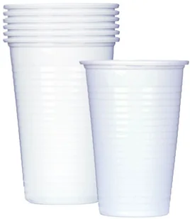 Arpex Kubeczki plastikowe "Basic", białe, 200 ml, 6 szt - Dekoracje i nakrycia stołu na imprezę - miniaturka - grafika 2