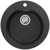 Zlewozmywaki - DELINIA JUGO czarny - miniaturka - grafika 1