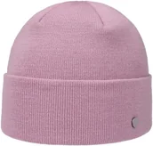 Czapki damskie - Merino Czapka z Mankietem Fine by Lierys, różowy, One Size - miniaturka - grafika 1