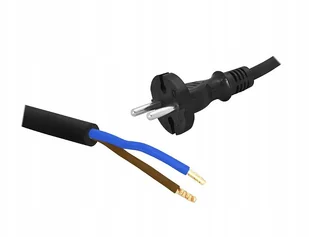 Conotech Kabel z wtyczką Guma 2x1,5 3m - Przewody elektryczne - miniaturka - grafika 2