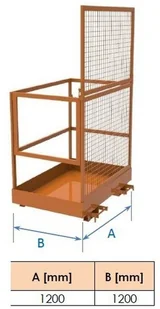 252 STAPROT Kosz do transportu osób rozmiar 1200x1200 mm) 25279036 79036-uniw - Inne urządzenia budowlane - miniaturka - grafika 2