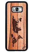Etui do tabletów - Samsung smartw Northwoods mapa świata osłona do drewnianym etui do smartfona 0 42179.0 - miniaturka - grafika 1
