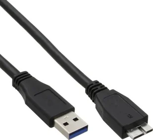 InLine 35403 kabel USB 3.0, A na Micro B, czarny, 0,3 m 35403 - Kable USB - miniaturka - grafika 2