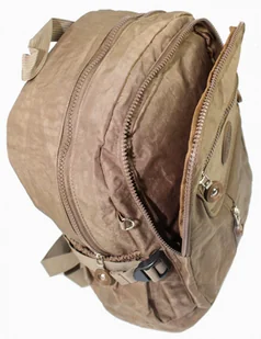 Bag Street Praktyczny Plecak Materiałowy BAG STREET 2216 KAWA Z MLEKIEM 35 x 26 x 15 cm - Plecaki - miniaturka - grafika 6