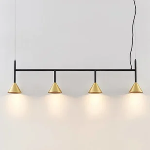 LUCANDE Lucande Kartio lampa wisząca, mosiądz - Lampy sufitowe - miniaturka - grafika 2