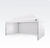 Pawilony ogrodowe - BRIMO Pawilon nożycowy 3x4,5m - plus 3 ściany - Biały - miniaturka - grafika 1